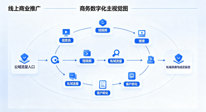 巴彦淖尔盟线上商业推广怎么做？全域流量闭环搭建与低成本转化实战指南